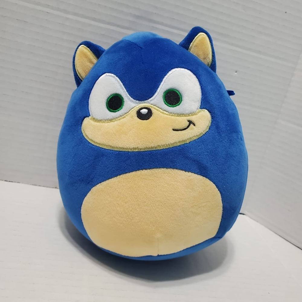 Sonic the Hedgehog Squishmallow Sega Blue‎ 8 Inch Stuffed Animal Plush Toy